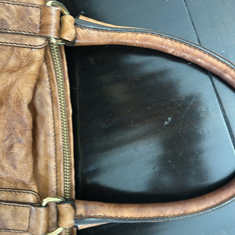 Givenchy Brown Leather Shoulder Bag with Gold Hardware - Picture 13 of 16